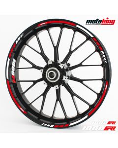 Felgenrandaufkleber RS - 1000RR - ROT