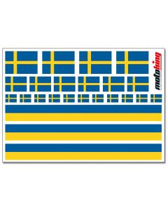 Flaggenaufkleber - Schweden