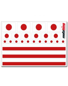 Flaggenaufkleber - Japan