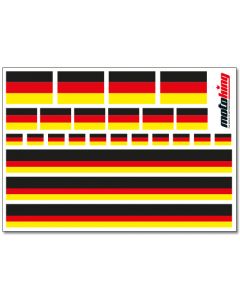Flaggenaufkleber - Deutschland