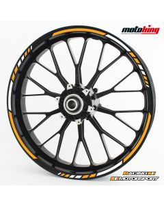Felgenrandaufkleber RS - ORANGE