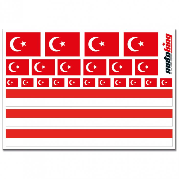 Flaggenaufkleber - Türkei main product photo
